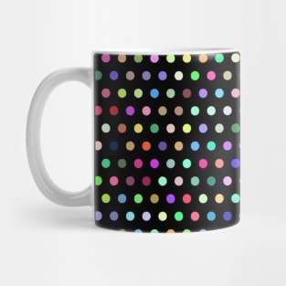 polka dots colorful Mug